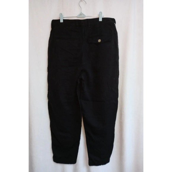Everlane The Tencel Relaxed Chino Pant Black Soft Pockets Size 16 NWT - Picture 7 of 14